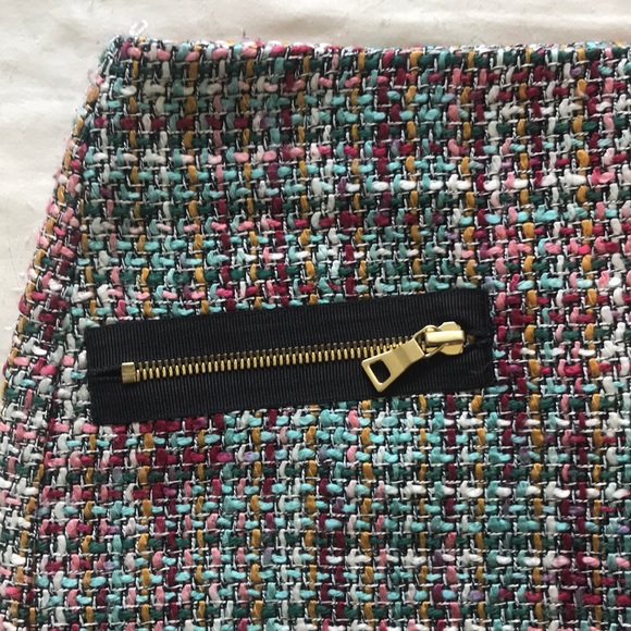 COLORFUL TEXTURED SKIRT - Picture 2 of 5